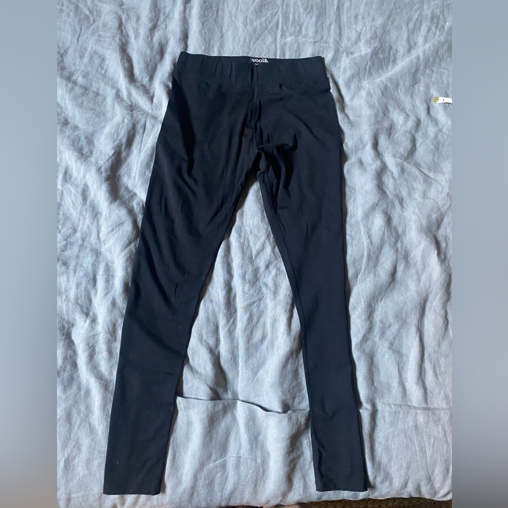 Wool& size medium black leggings.